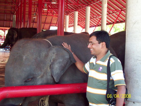 Pramod and his new friend.jpg